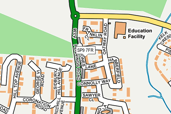 SP9 7FR map - OS OpenMap – Local (Ordnance Survey) SP9 7FR map - OS OpenMap – Local (Ordnance Survey)