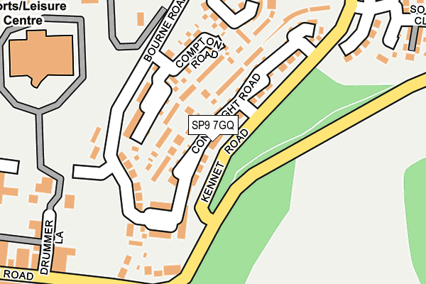 SP9 7GQ map - OS OpenMap – Local (Ordnance Survey) SP9 7GQ map - OS OpenMap – Local (Ordnance Survey)