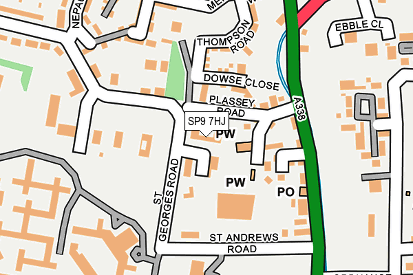 SP9 7HJ map - OS OpenMap – Local (Ordnance Survey) SP9 7HJ map - OS OpenMap – Local (Ordnance Survey)