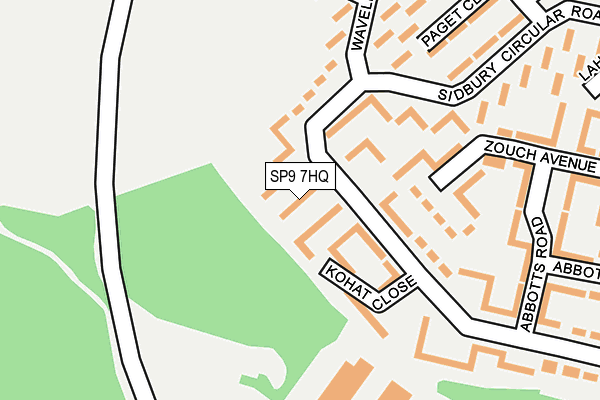 SP9 7HQ map - OS OpenMap – Local (Ordnance Survey) SP9 7HQ map - OS OpenMap – Local (Ordnance Survey)
