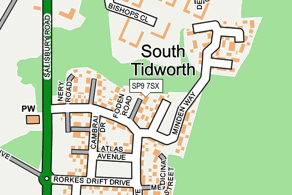 SP9 7SX map - OS OpenMap – Local (Ordnance Survey) SP9 7SX map - OS OpenMap – Local (Ordnance Survey)