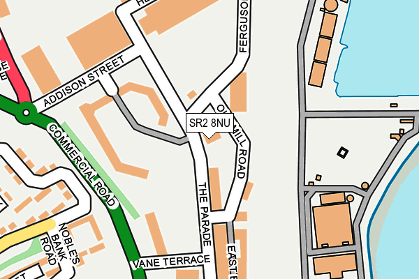 SR2 8NU map - OS OpenMap – Local (Ordnance Survey) SR2 8NU map - OS OpenMap – Local (Ordnance Survey)