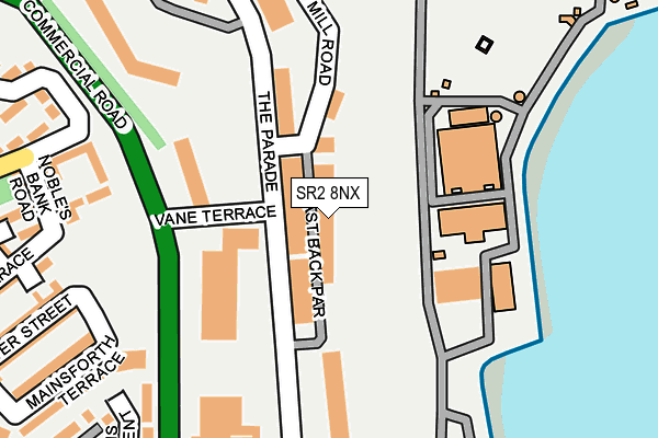 SR2 8NX map - OS OpenMap – Local (Ordnance Survey) SR2 8NX map - OS OpenMap – Local (Ordnance Survey)
