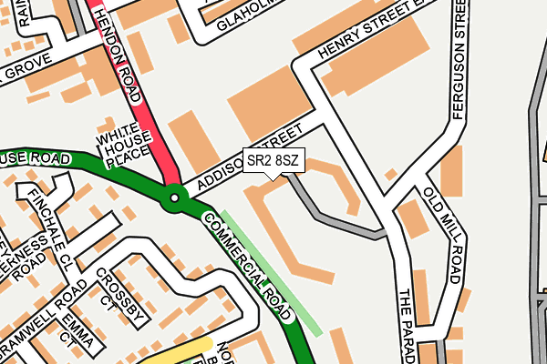 SR2 8SZ map - OS OpenMap – Local (Ordnance Survey) SR2 8SZ map - OS OpenMap – Local (Ordnance Survey)