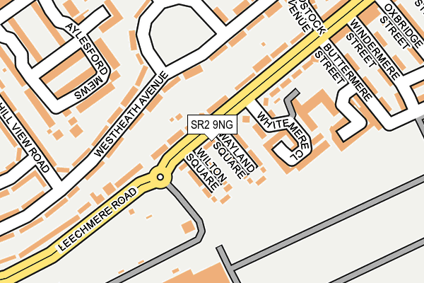 SR2 9NG map - OS OpenMap – Local (Ordnance Survey) SR2 9NG map - OS OpenMap – Local (Ordnance Survey)