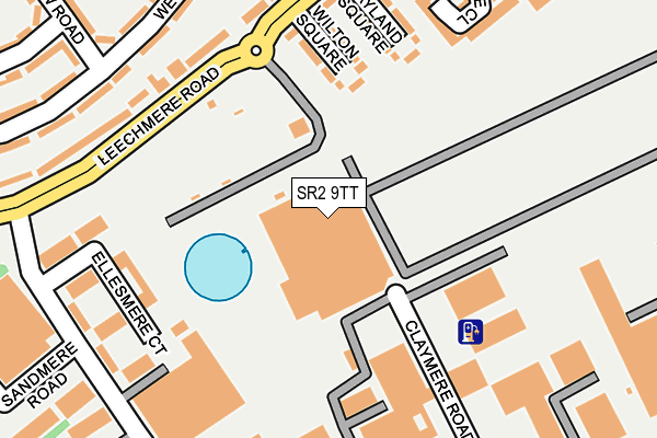 SR2 9TT map - OS OpenMap – Local (Ordnance Survey) SR2 9TT map - OS OpenMap – Local (Ordnance Survey)
