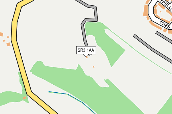 SR3 1AA map - OS OpenMap – Local (Ordnance Survey) SR3 1AA map - OS OpenMap – Local (Ordnance Survey)