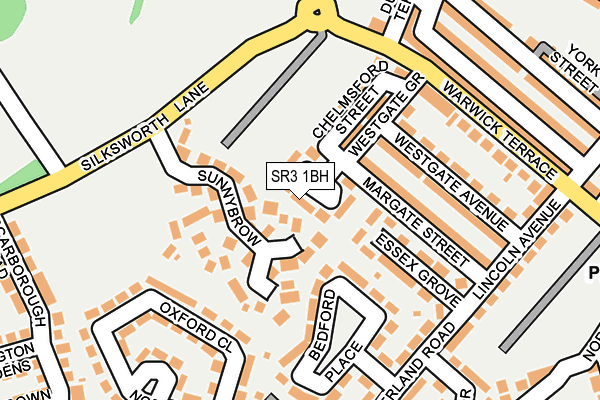 SR3 1BH map - OS OpenMap – Local (Ordnance Survey) SR3 1BH map - OS OpenMap – Local (Ordnance Survey)