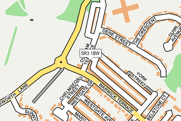 SR3 1BW map - OS OpenMap – Local (Ordnance Survey) SR3 1BW map - OS OpenMap – Local (Ordnance Survey)