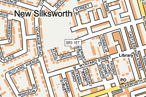 SR3 1ET map - OS OpenMap – Local (Ordnance Survey) SR3 1ET map - OS OpenMap – Local (Ordnance Survey)