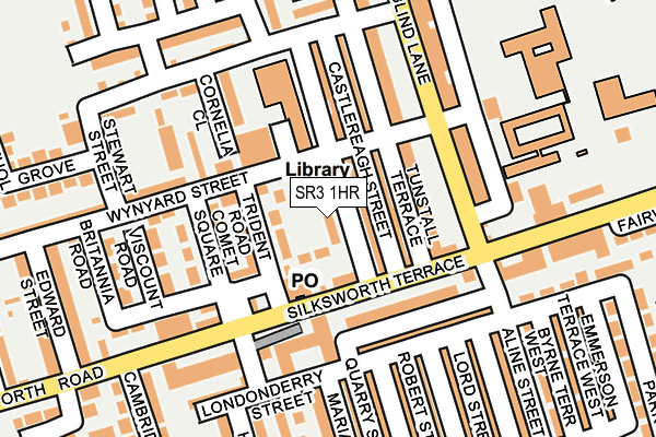 SR3 1HR map - OS OpenMap – Local (Ordnance Survey) SR3 1HR map - OS OpenMap – Local (Ordnance Survey)