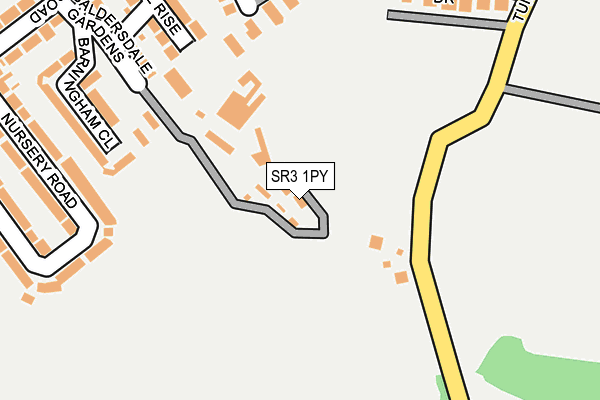 SR3 1PY map - OS OpenMap – Local (Ordnance Survey) SR3 1PY map - OS OpenMap – Local (Ordnance Survey)