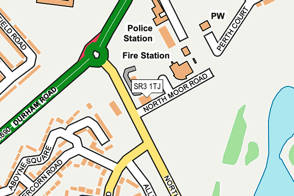 SR3 1TJ map - OS OpenMap – Local (Ordnance Survey) SR3 1TJ map - OS OpenMap – Local (Ordnance Survey)