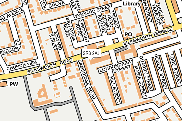 SR3 2AJ map - OS OpenMap – Local (Ordnance Survey) SR3 2AJ map - OS OpenMap – Local (Ordnance Survey)