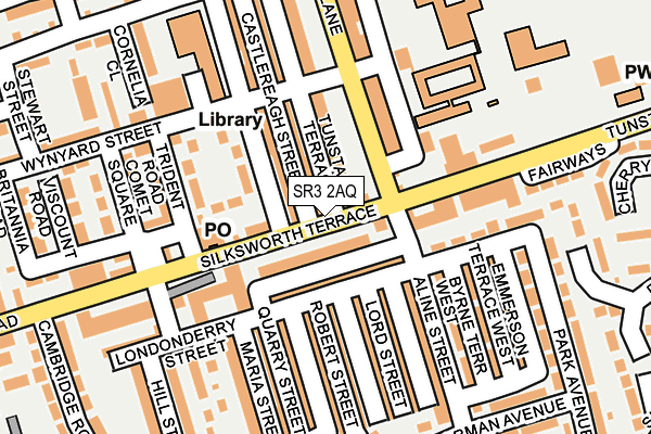 SR3 2AQ map - OS OpenMap – Local (Ordnance Survey) SR3 2AQ map - OS OpenMap – Local (Ordnance Survey)
