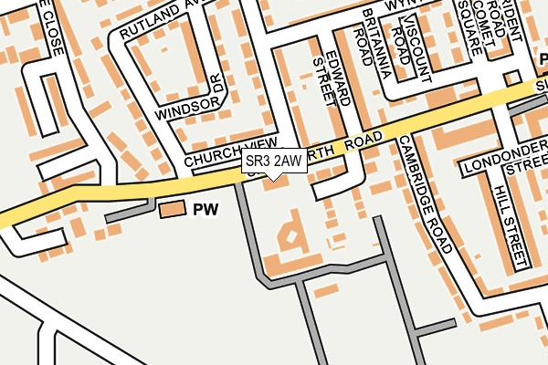 SR3 2AW map - OS OpenMap – Local (Ordnance Survey) SR3 2AW map - OS OpenMap – Local (Ordnance Survey)