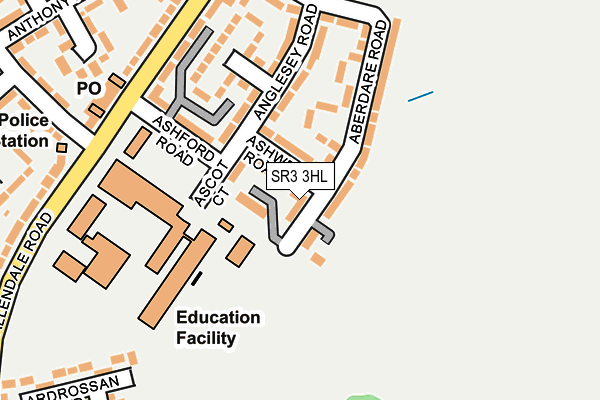SR3 3HL map - OS OpenMap – Local (Ordnance Survey) SR3 3HL map - OS OpenMap – Local (Ordnance Survey)