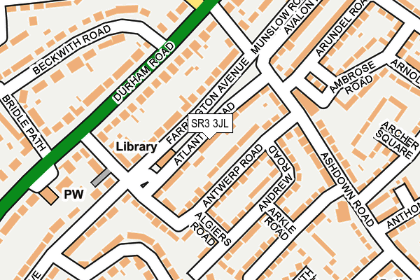 SR3 3JL map - OS OpenMap – Local (Ordnance Survey) SR3 3JL map - OS OpenMap – Local (Ordnance Survey)