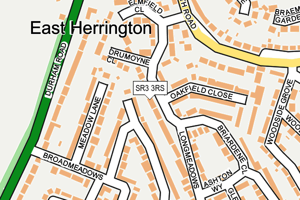 SR3 3RS map - OS OpenMap – Local (Ordnance Survey) SR3 3RS map - OS OpenMap – Local (Ordnance Survey)