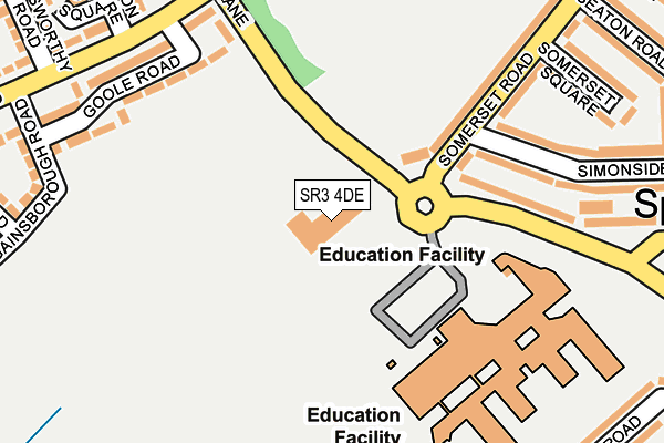 SR3 4DE map - OS OpenMap – Local (Ordnance Survey) SR3 4DE map - OS OpenMap – Local (Ordnance Survey)