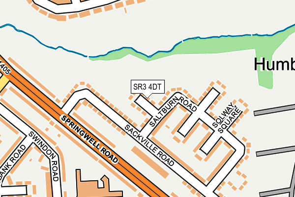 SR3 4DT map - OS OpenMap – Local (Ordnance Survey) SR3 4DT map - OS OpenMap – Local (Ordnance Survey)