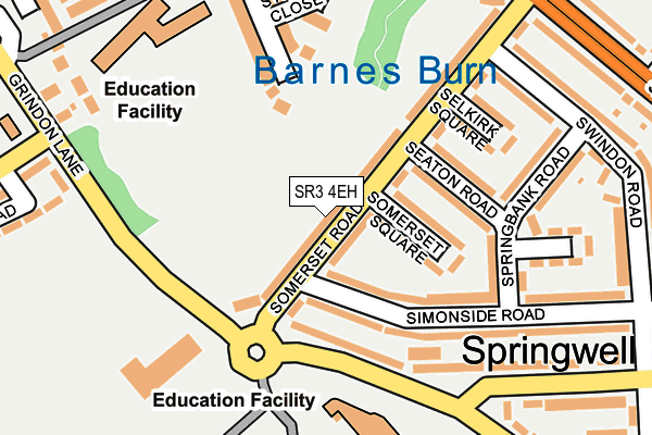 SR3 4EH map - OS OpenMap – Local (Ordnance Survey) SR3 4EH map - OS OpenMap – Local (Ordnance Survey)