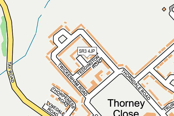 SR3 4JP map - OS OpenMap – Local (Ordnance Survey) SR3 4JP map - OS OpenMap – Local (Ordnance Survey)
