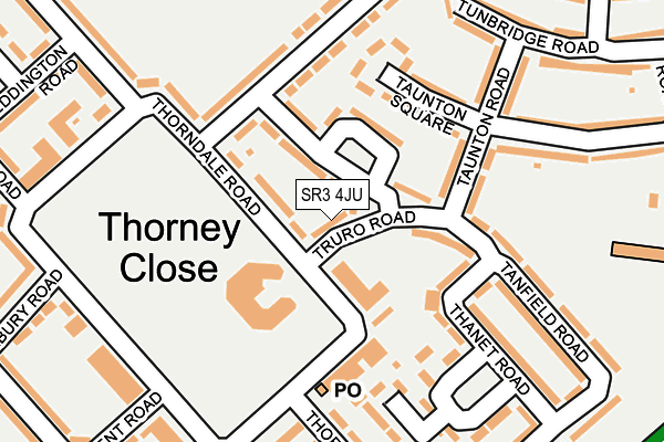 SR3 4JU map - OS OpenMap – Local (Ordnance Survey) SR3 4JU map - OS OpenMap – Local (Ordnance Survey)
