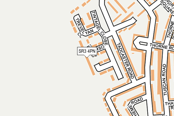 SR3 4PN map - OS OpenMap – Local (Ordnance Survey) SR3 4PN map - OS OpenMap – Local (Ordnance Survey)