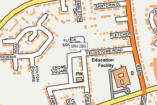 SR4 0BG map - OS OpenMap – Local (Ordnance Survey) SR4 0BG map - OS OpenMap – Local (Ordnance Survey)