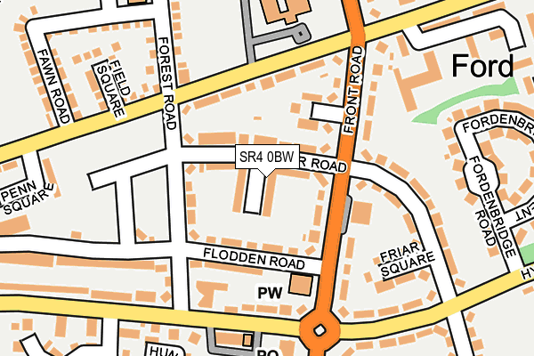 SR4 0BW map - OS OpenMap – Local (Ordnance Survey) SR4 0BW map - OS OpenMap – Local (Ordnance Survey)