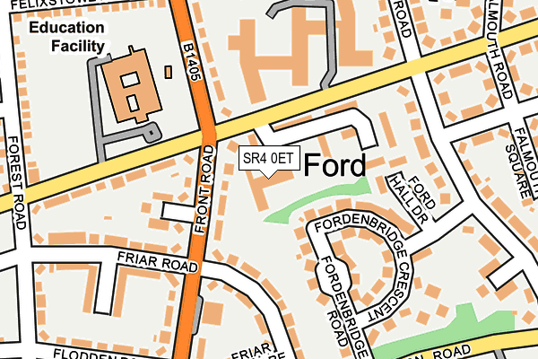 SR4 0ET map - OS OpenMap – Local (Ordnance Survey) SR4 0ET map - OS OpenMap – Local (Ordnance Survey)