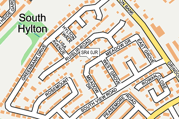 SR4 0JR map - OS OpenMap – Local (Ordnance Survey) SR4 0JR map - OS OpenMap – Local (Ordnance Survey)