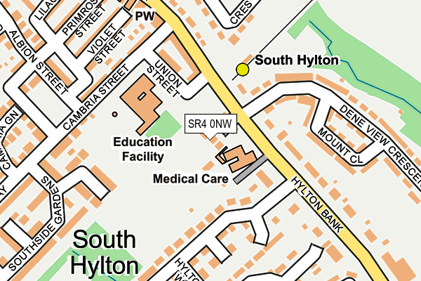 SR4 0NW map - OS OpenMap – Local (Ordnance Survey) SR4 0NW map - OS OpenMap – Local (Ordnance Survey)