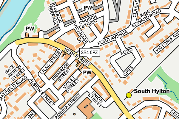 SR4 0PZ map - OS OpenMap – Local (Ordnance Survey) SR4 0PZ map - OS OpenMap – Local (Ordnance Survey)