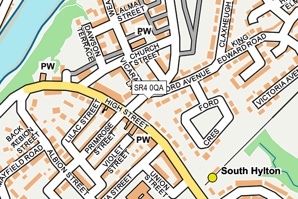 SR4 0QA map - OS OpenMap – Local (Ordnance Survey) SR4 0QA map - OS OpenMap – Local (Ordnance Survey)