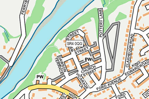 SR4 0QG map - OS OpenMap – Local (Ordnance Survey) SR4 0QG map - OS OpenMap – Local (Ordnance Survey)