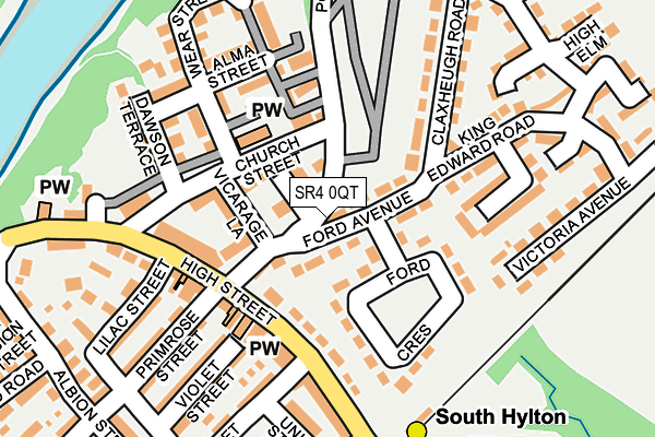 SR4 0QT map - OS OpenMap – Local (Ordnance Survey) SR4 0QT map - OS OpenMap – Local (Ordnance Survey)