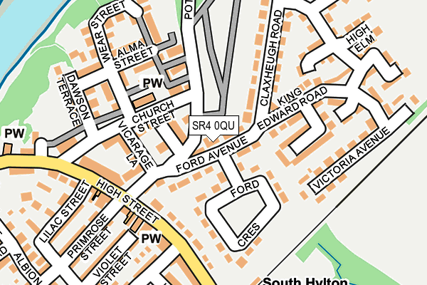 SR4 0QU map - OS OpenMap – Local (Ordnance Survey) SR4 0QU map - OS OpenMap – Local (Ordnance Survey)