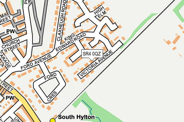 SR4 0QZ map - OS OpenMap – Local (Ordnance Survey)