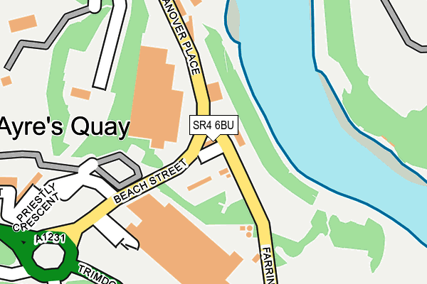 SR4 6BU map - OS OpenMap – Local (Ordnance Survey) SR4 6BU map - OS OpenMap – Local (Ordnance Survey)