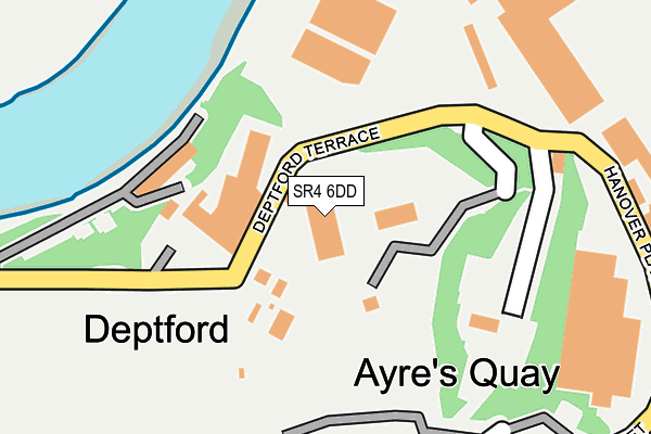 SR4 6DD map - OS OpenMap – Local (Ordnance Survey) SR4 6DD map - OS OpenMap – Local (Ordnance Survey)