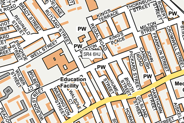 SR4 6HJ map - OS OpenMap – Local (Ordnance Survey) SR4 6HJ map - OS OpenMap – Local (Ordnance Survey)