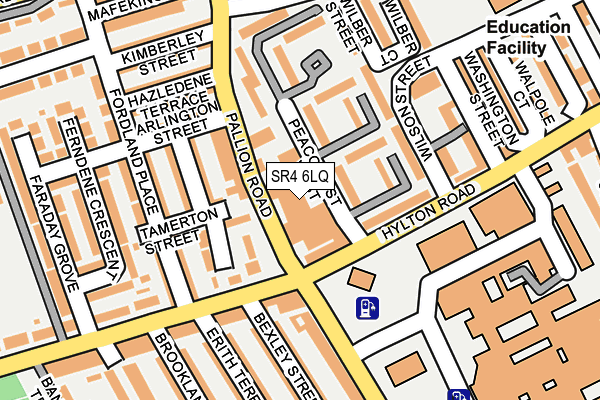 SR4 6LQ map - OS OpenMap – Local (Ordnance Survey) SR4 6LQ map - OS OpenMap – Local (Ordnance Survey)