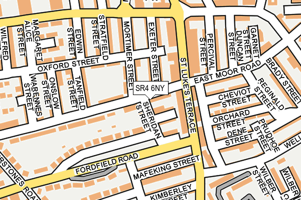 SR4 6NY map - OS OpenMap – Local (Ordnance Survey) SR4 6NY map - OS OpenMap – Local (Ordnance Survey)