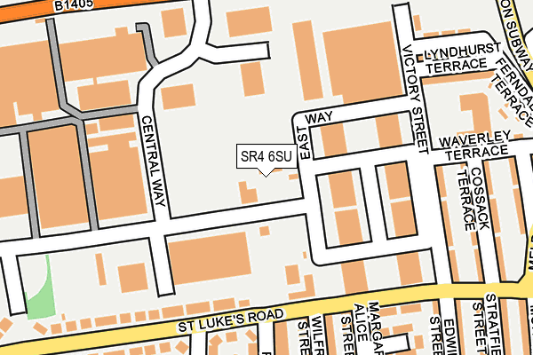 SR4 6SU map - OS OpenMap – Local (Ordnance Survey) SR4 6SU map - OS OpenMap – Local (Ordnance Survey)