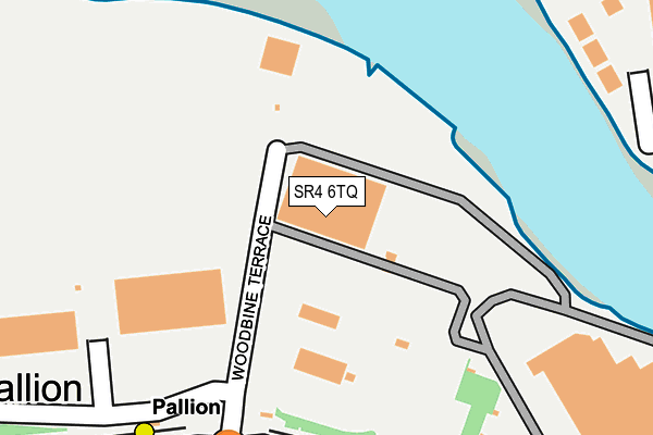 SR4 6TQ map - OS OpenMap – Local (Ordnance Survey) SR4 6TQ map - OS OpenMap – Local (Ordnance Survey)
