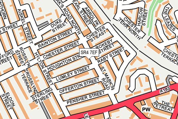 SR4 7EF map - OS OpenMap – Local (Ordnance Survey) SR4 7EF map - OS OpenMap – Local (Ordnance Survey)