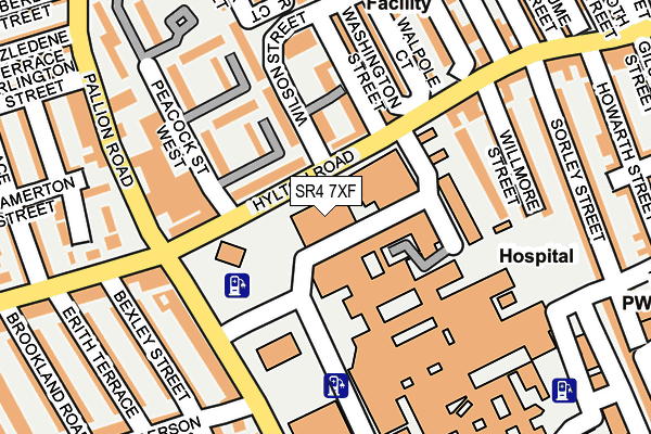 SR4 7XF map - OS OpenMap – Local (Ordnance Survey) SR4 7XF map - OS OpenMap – Local (Ordnance Survey)