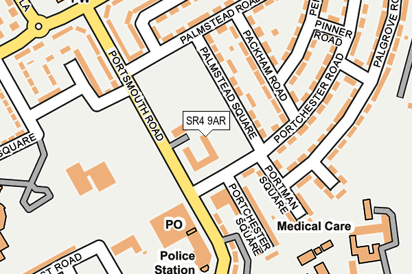 SR4 9AR map - OS OpenMap – Local (Ordnance Survey) SR4 9AR map - OS OpenMap – Local (Ordnance Survey)
